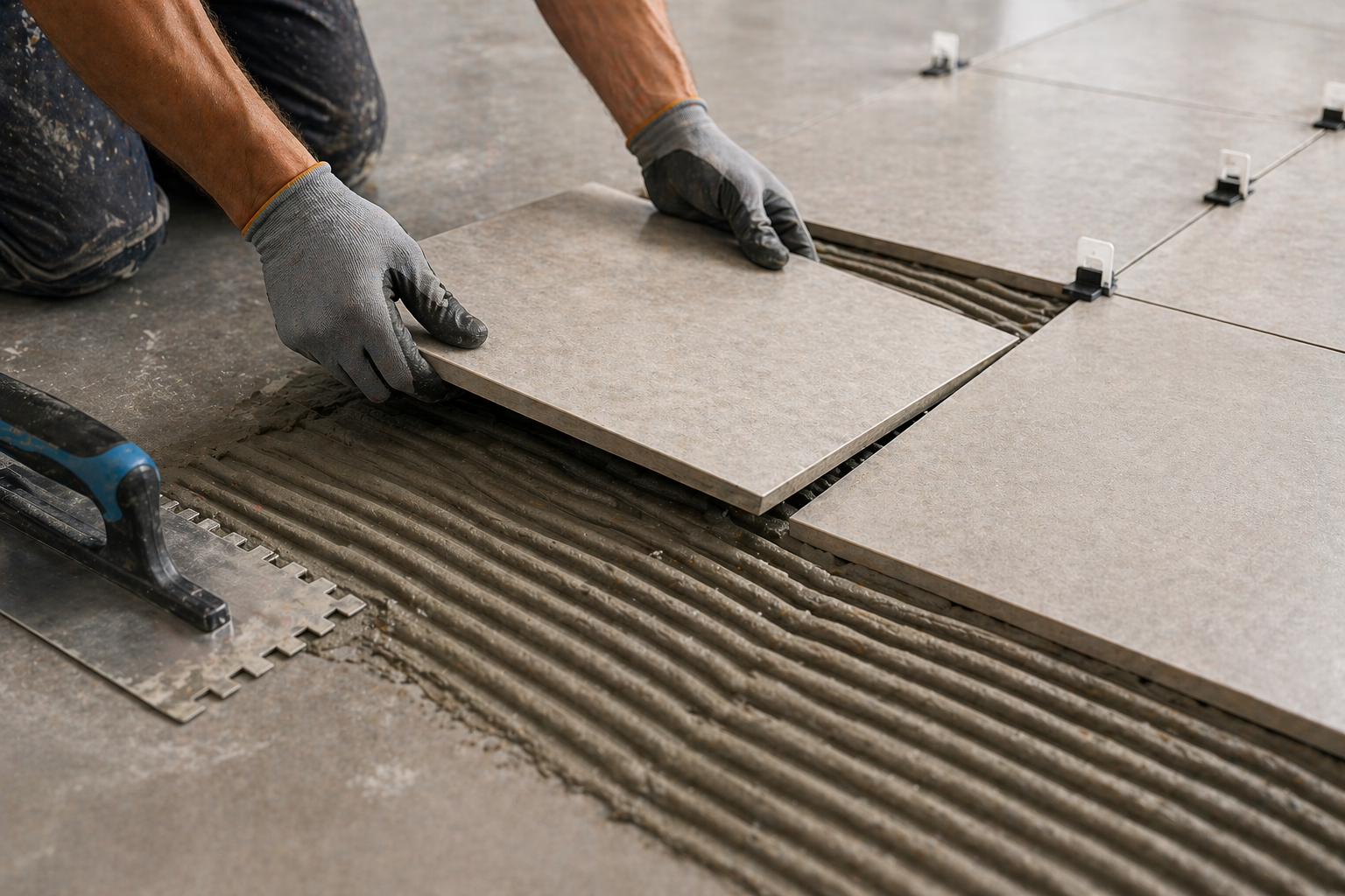 Adhesivos para porcelanato y cerámica